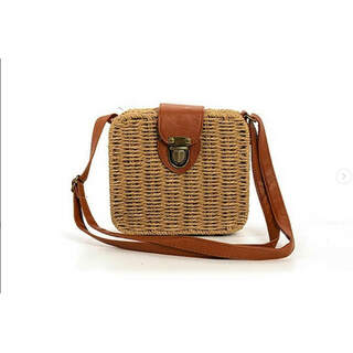 Cartera de fibra cuadrada